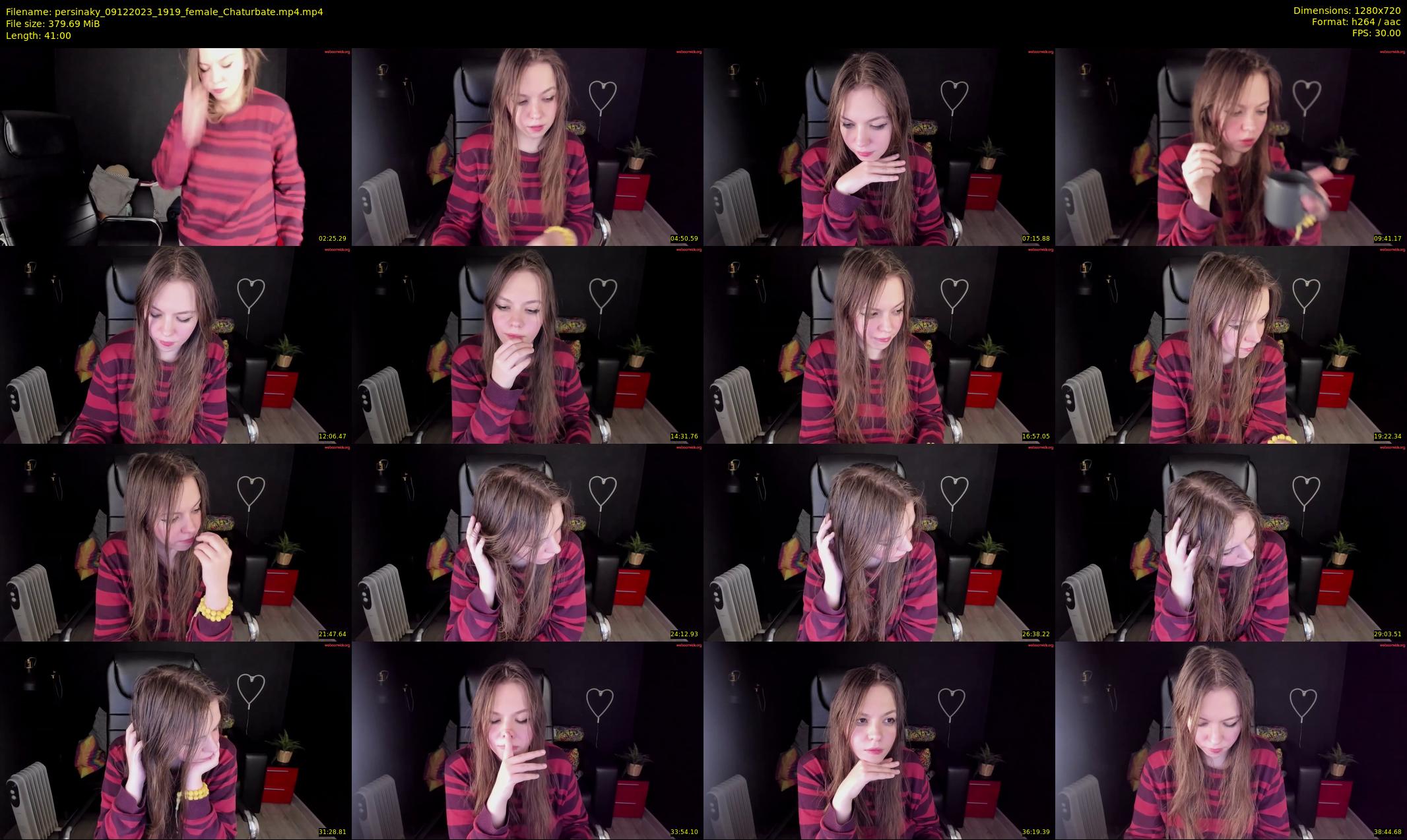 persinaky — 41 minute Chaturbate female cam show recording, 720p, Dec 9, 2023