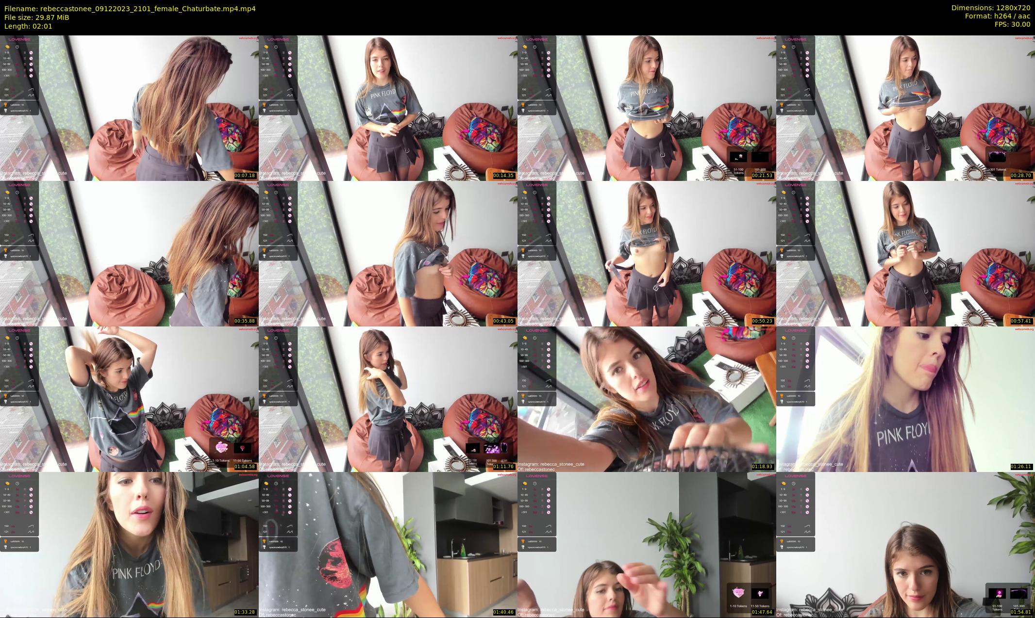 rebeccastonee — 3 minute Chaturbate female cam show recording, 720p, Dec 9, 2023