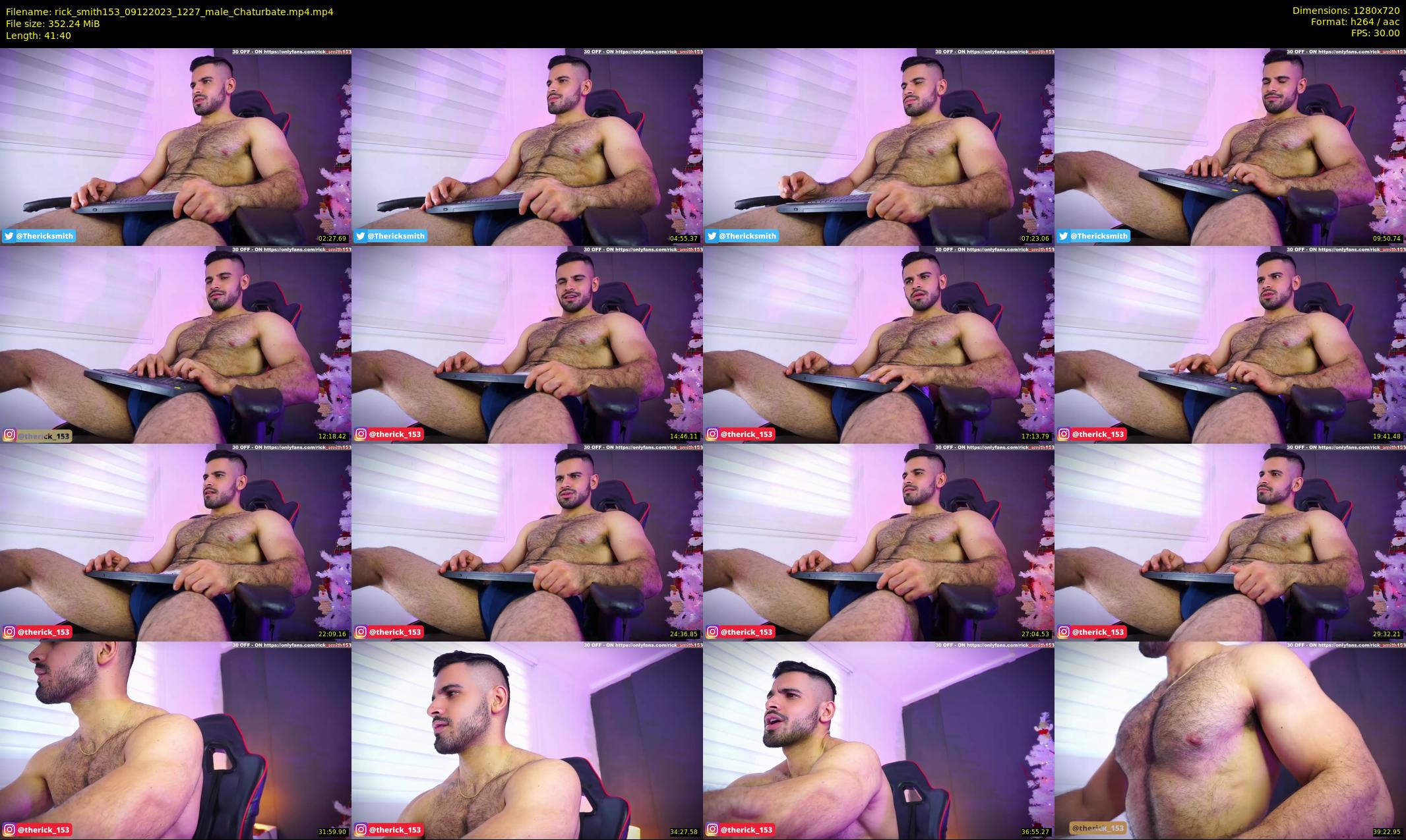 rick_smith153 — 42 minute Chaturbate male cam show recording, 720p, Dec 9, 2023