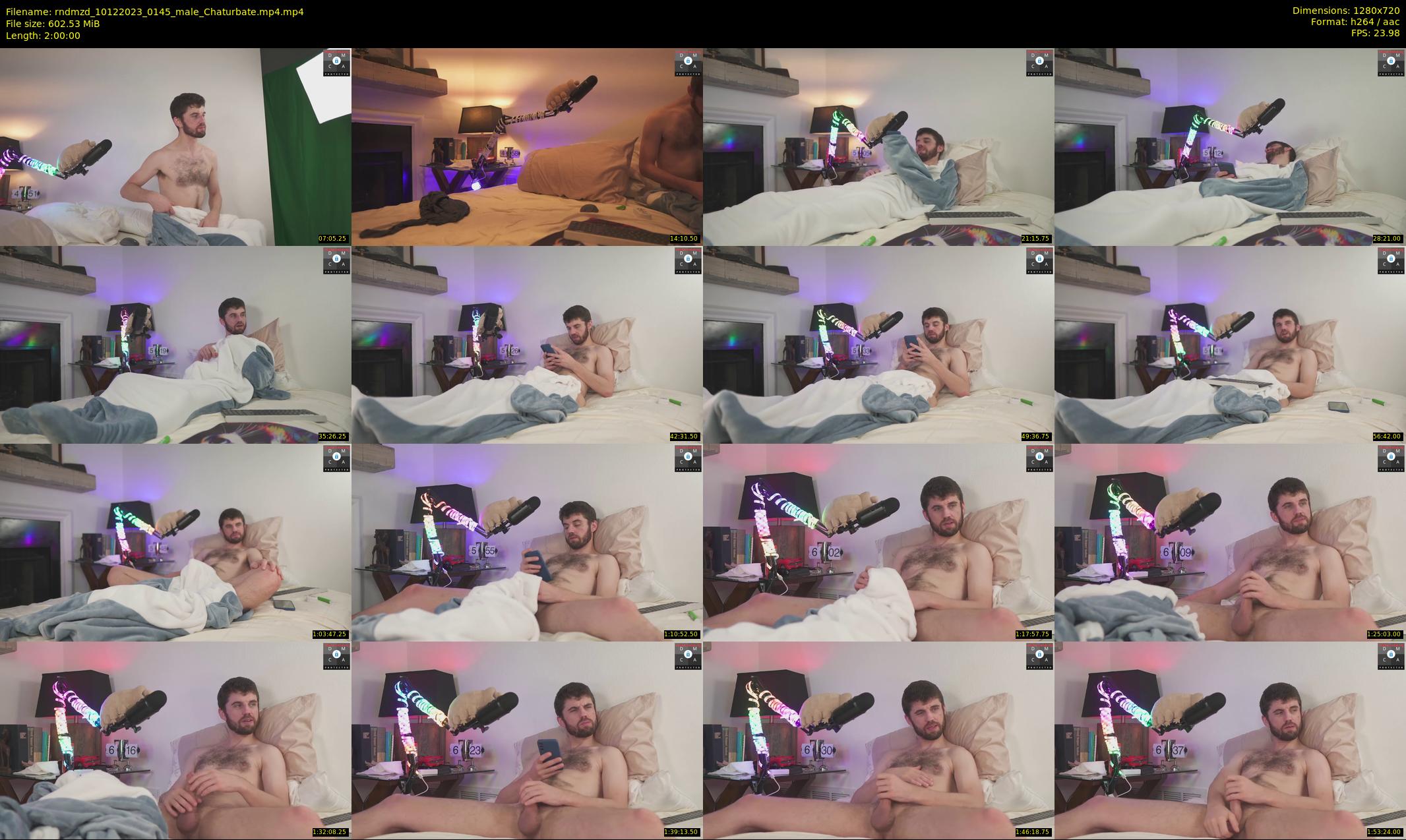 rndmzd — 120 minute Chaturbate male cam show recording, 720p, Dec 10, 2023
