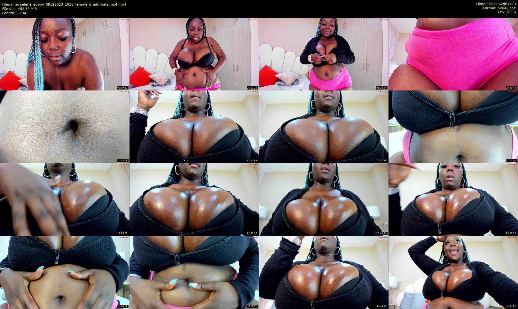 selene_ebony — 37 minute Chaturbate female cam show recording, 720p, Dec 9, 2023