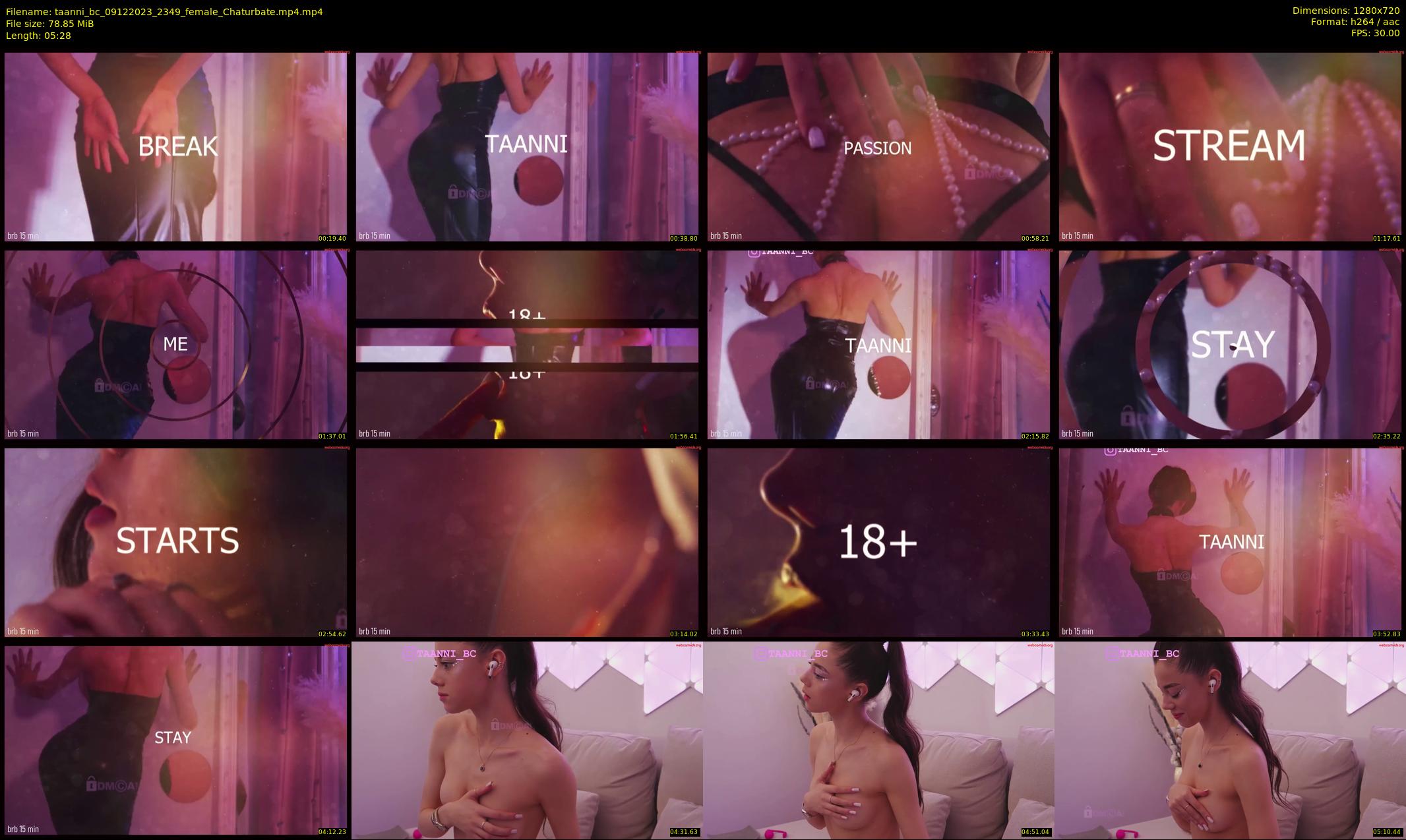 taanni_bc — 6 minute Chaturbate female cam show recording, 720p, Dec 9, 2023