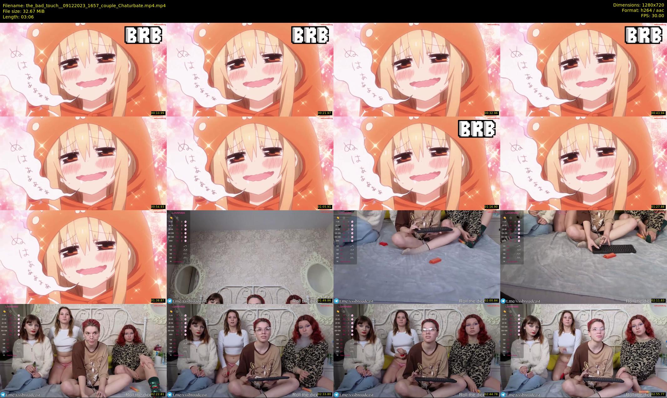 the_bad_touch_ — 4 minute Chaturbate couple cam show recording, 720p, Dec 9, 2023