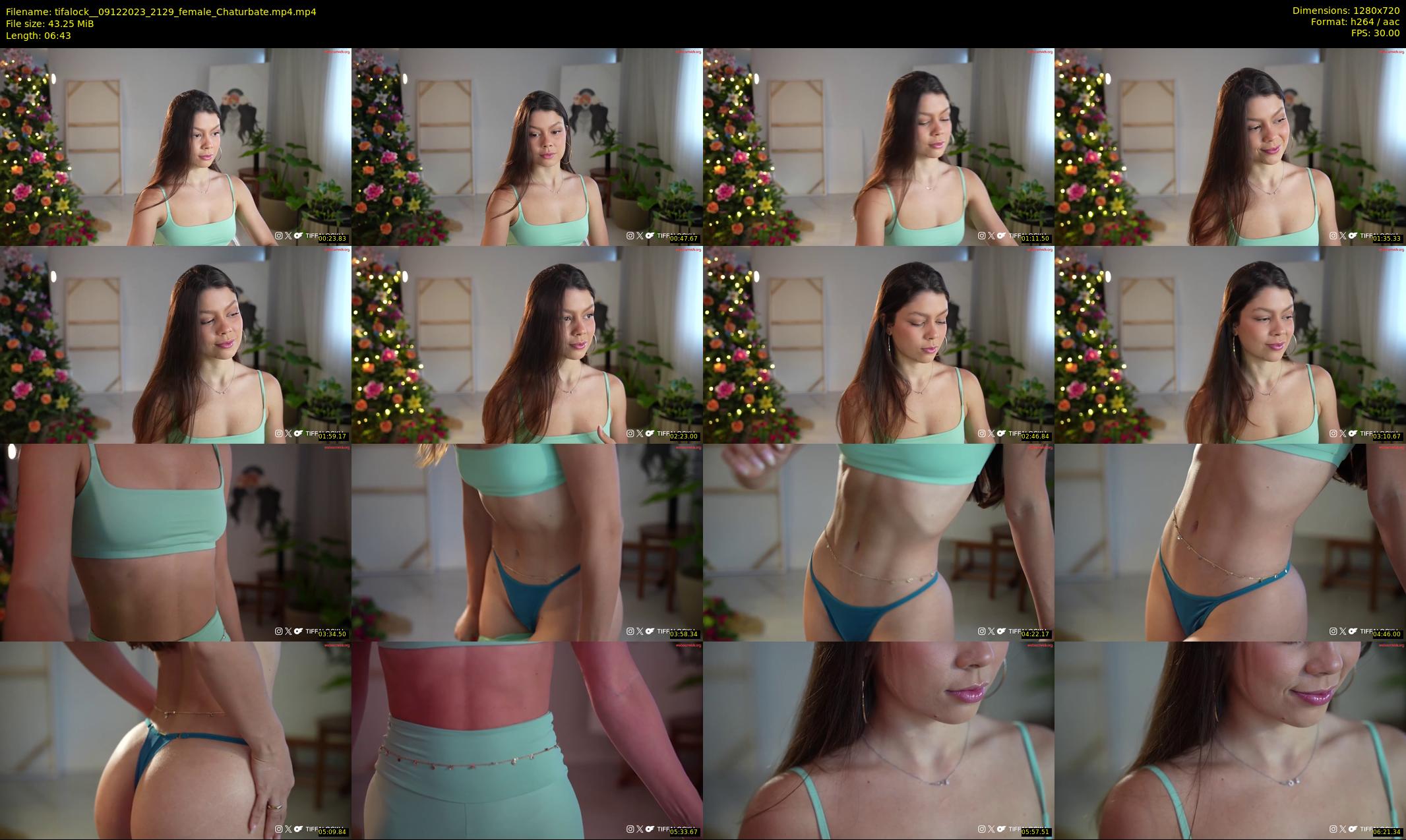tifalock_ — 7 minute Chaturbate female cam show recording, 720p, Dec 9, 2023