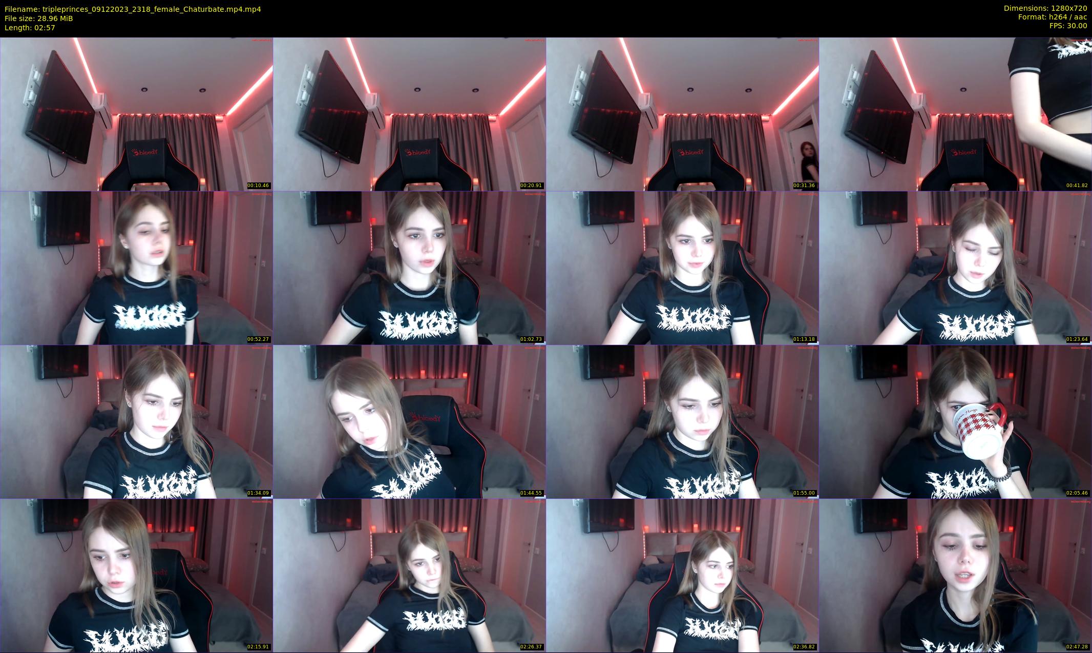 tripleprinces — 3 minute Chaturbate female cam show recording, 720p, Dec 9, 2023