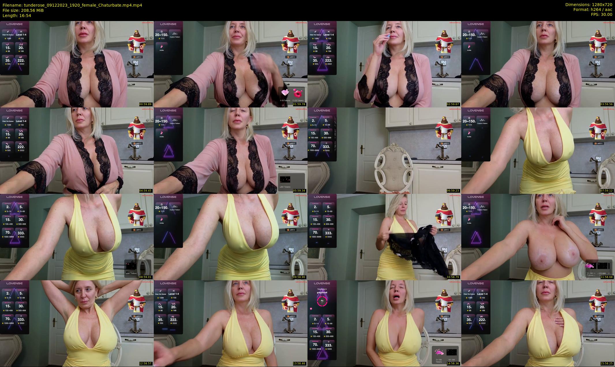 tunderose — 17 minute Chaturbate female cam show recording, 720p, Dec 9, 2023