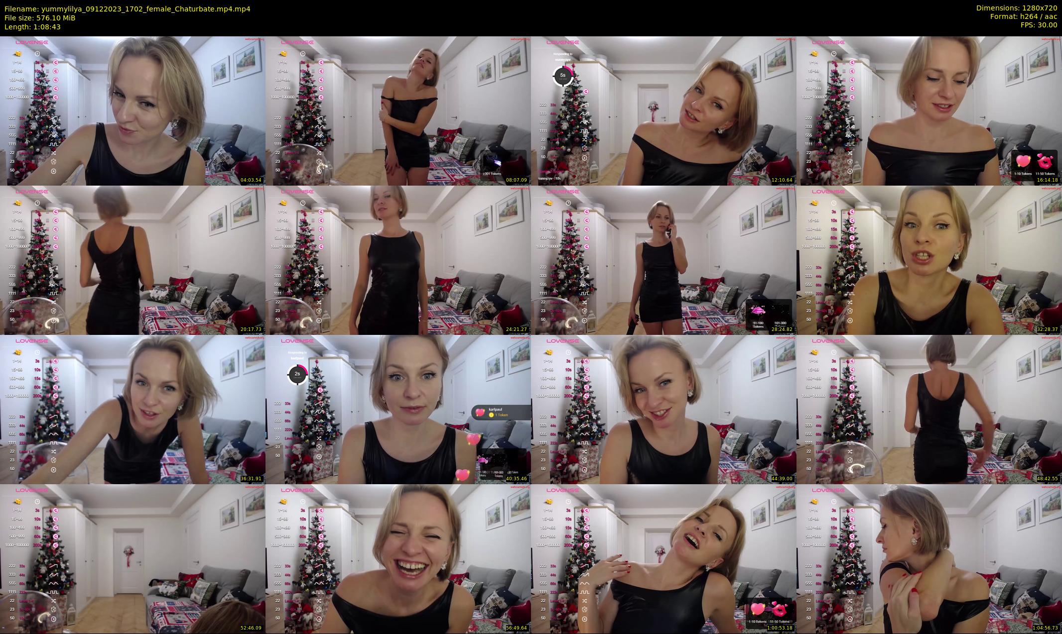 yummylilya — 69 minute Chaturbate female cam show recording, 720p, Dec 9, 2023
