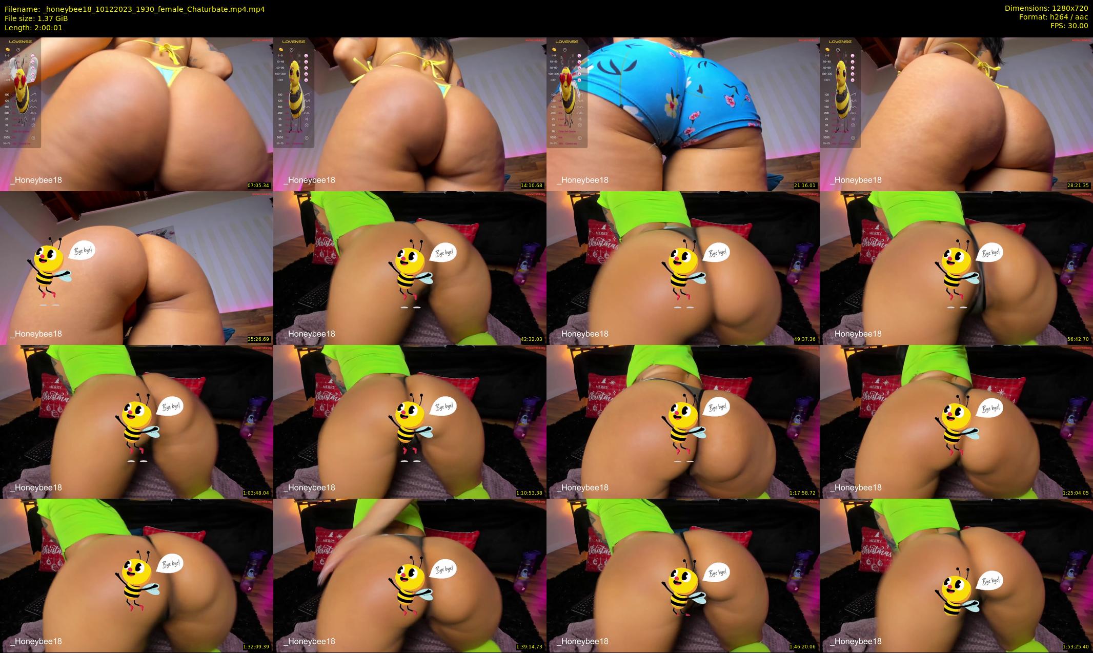 _honeybee18 — 121 minute Chaturbate female cam show recording, 720p, Dec 10, 2023