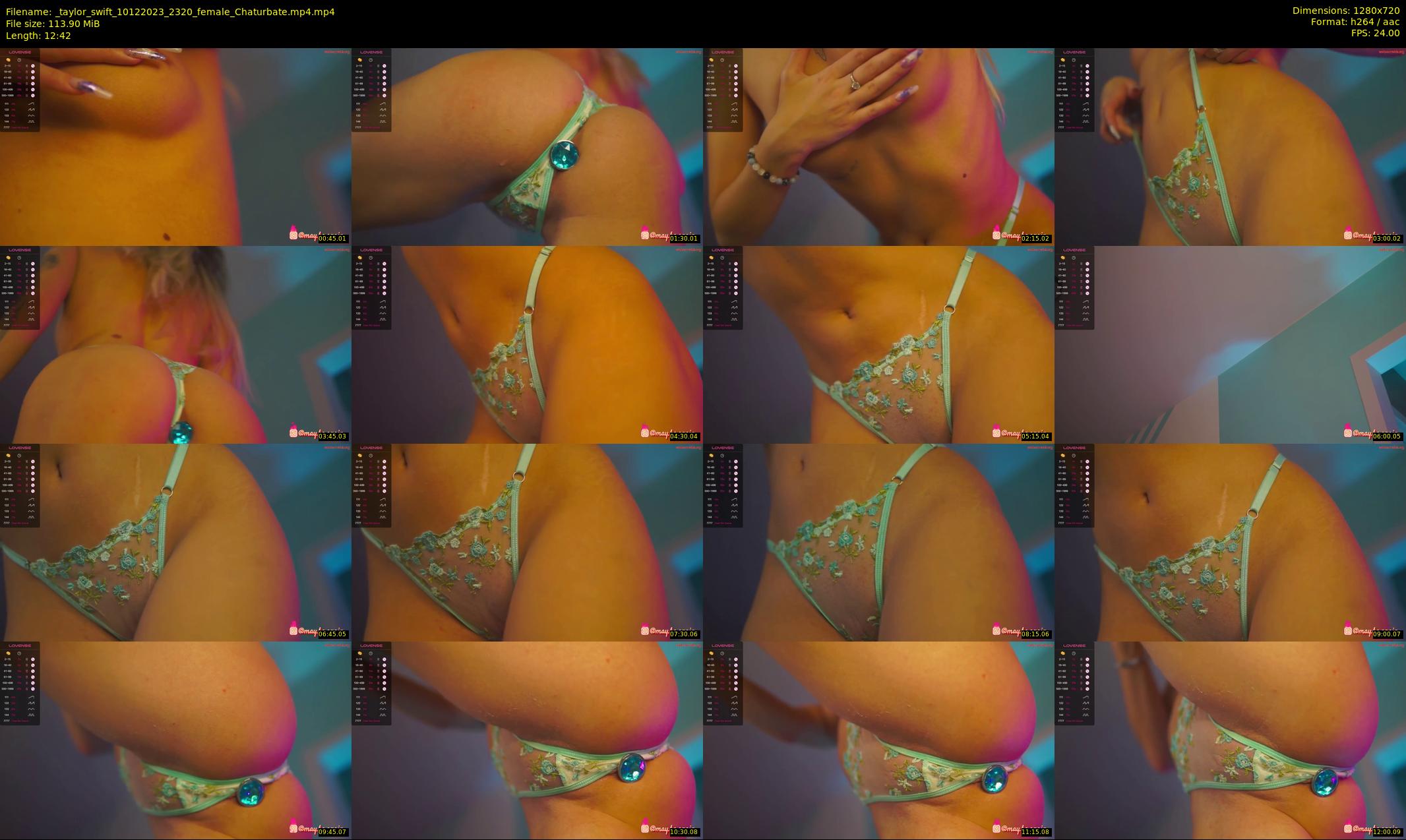 _taylor_swift — 13 minute Chaturbate female cam show recording, 720p, Dec 10, 2023