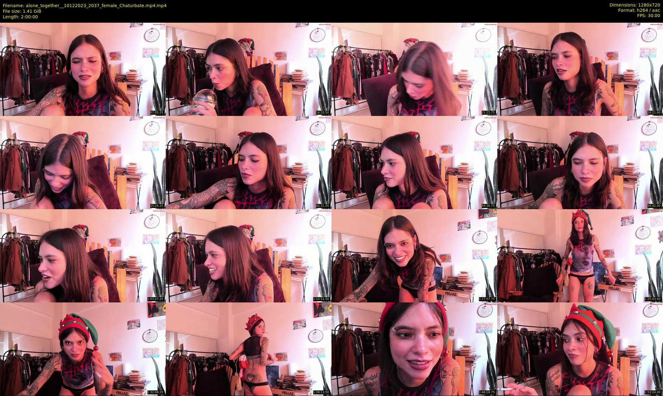 alone_together_ — 120 minute Chaturbate female cam show recording, 720p, Dec 10, 2023