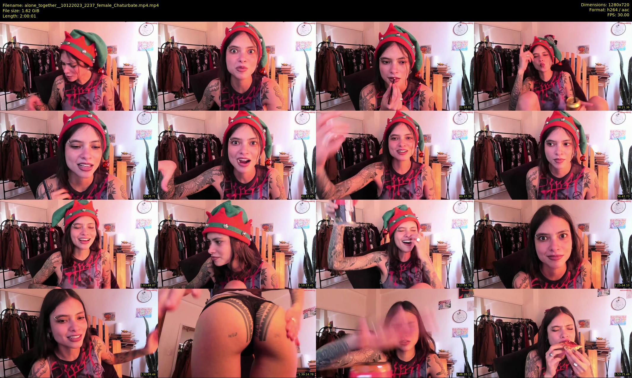 alone_together_ — 121 minute Chaturbate female cam show recording, 720p, Dec 10, 2023