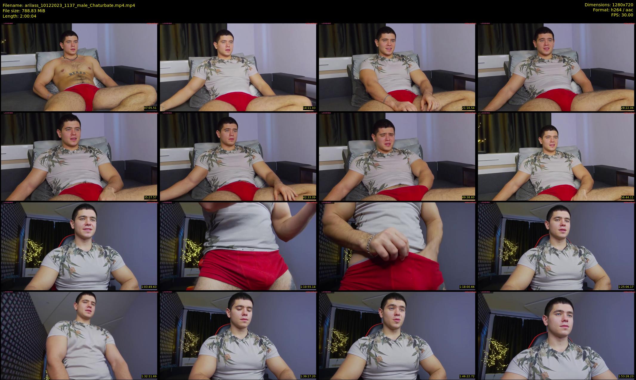arilass — 121 minute Chaturbate male cam show recording, 720p, Dec 10, 2023