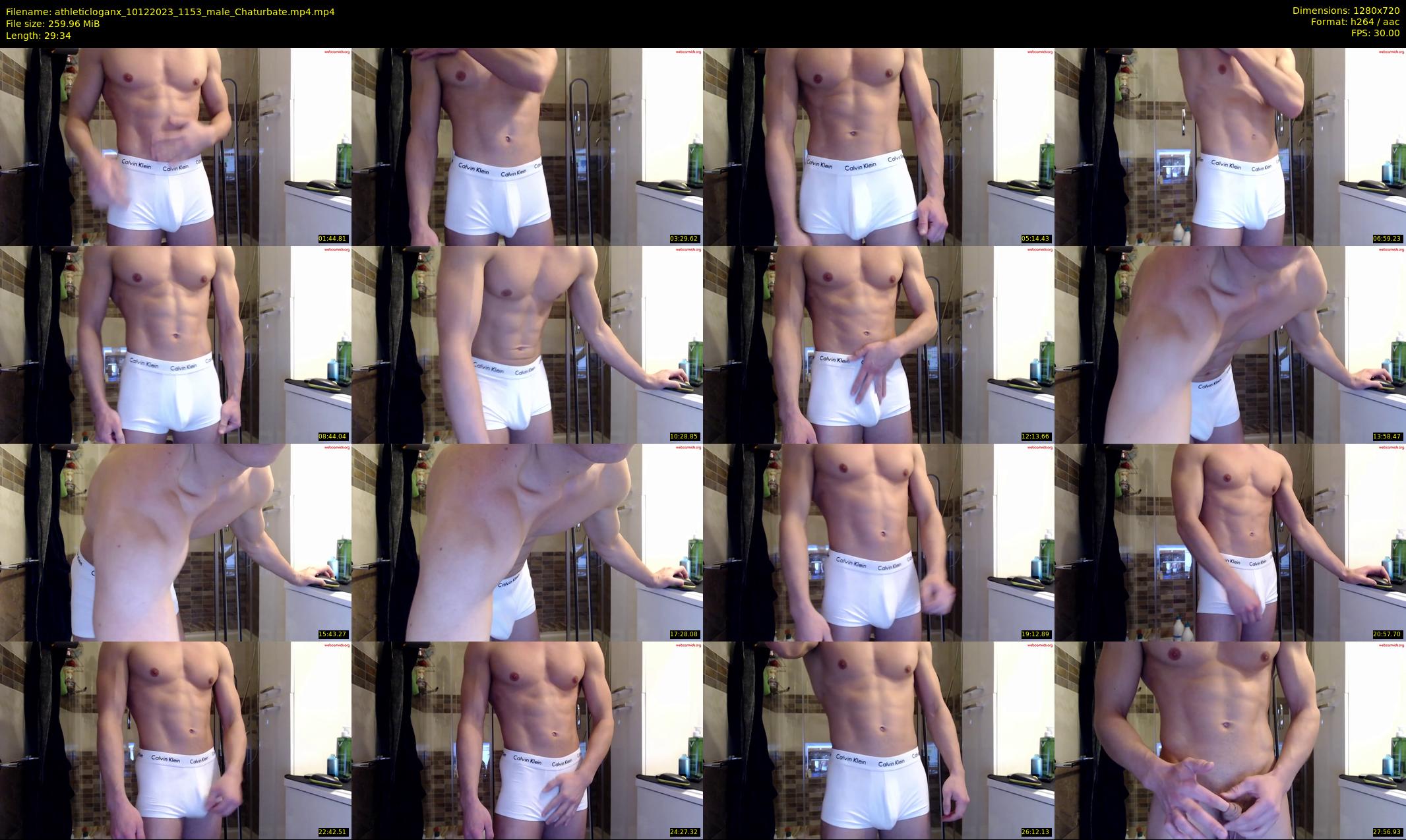 athleticloganx — 30 minute Chaturbate male cam show recording, 720p, Dec 10, 2023