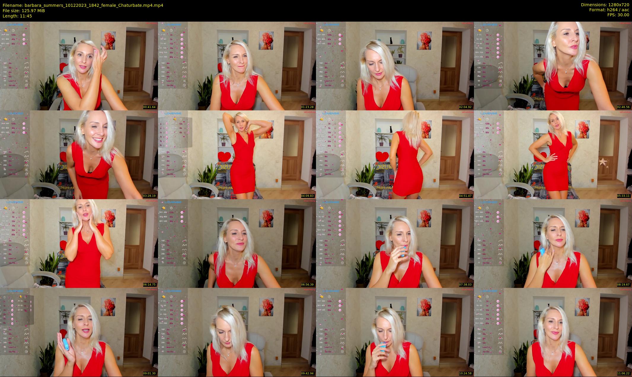 barbara_summers — 12 minute Chaturbate female cam show recording, 720p, Dec 10, 2023