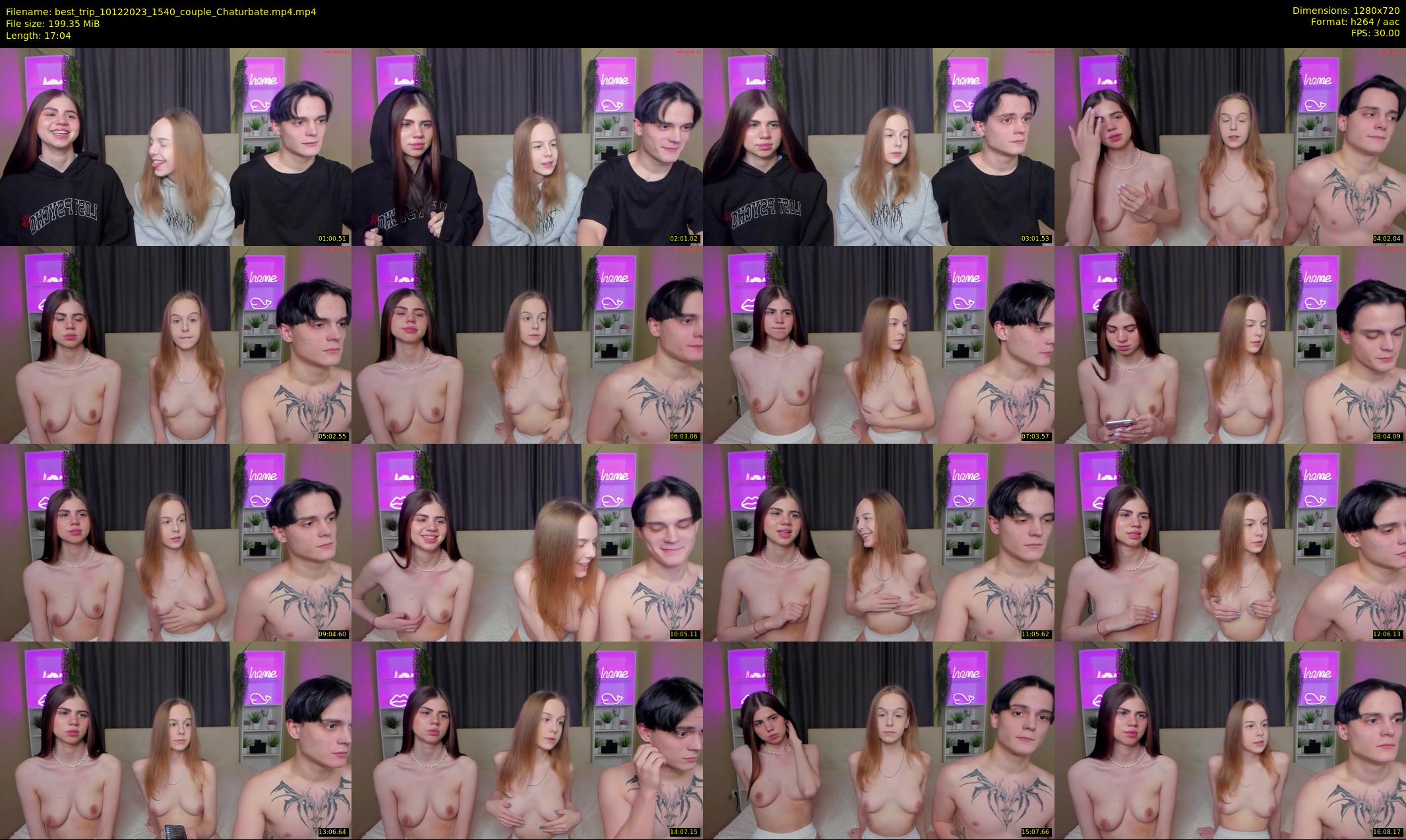 best_trip — 18 minute Chaturbate couple cam show recording, 720p, Dec 10, 2023