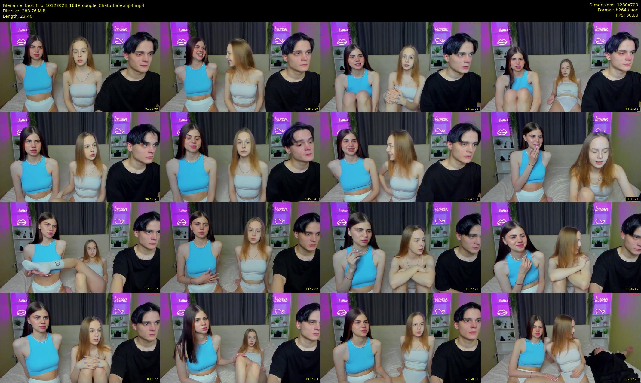 best_trip — 24 minute Chaturbate couple cam show recording, 720p, Dec 10, 2023