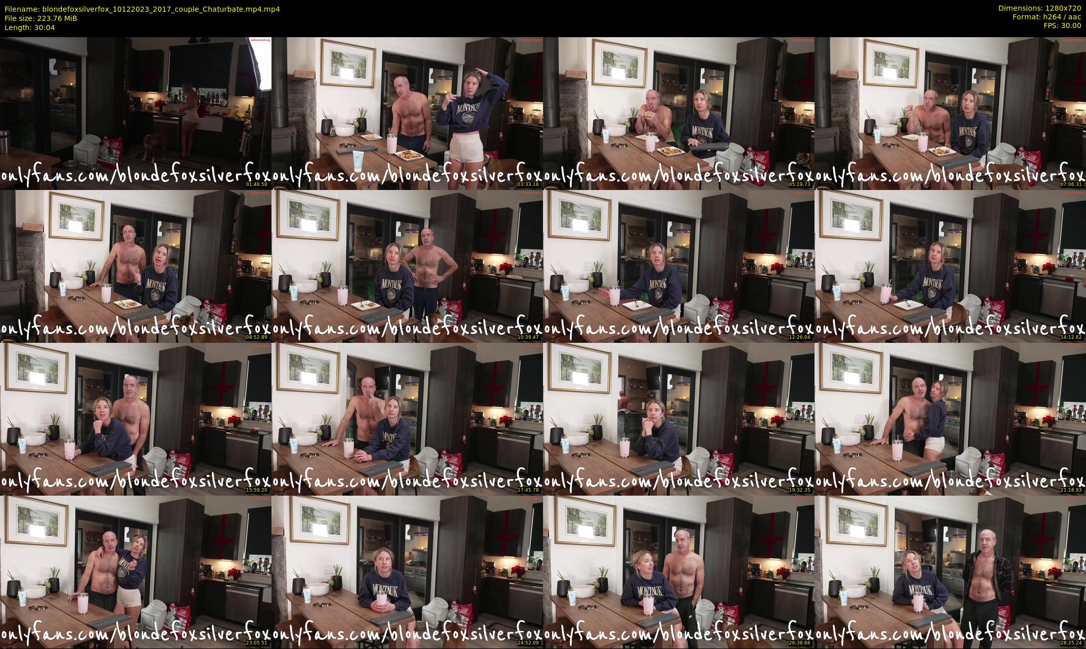 blondefoxsilverfox — 31 minute Chaturbate couple cam show recording, 720p, Dec 10, 2023