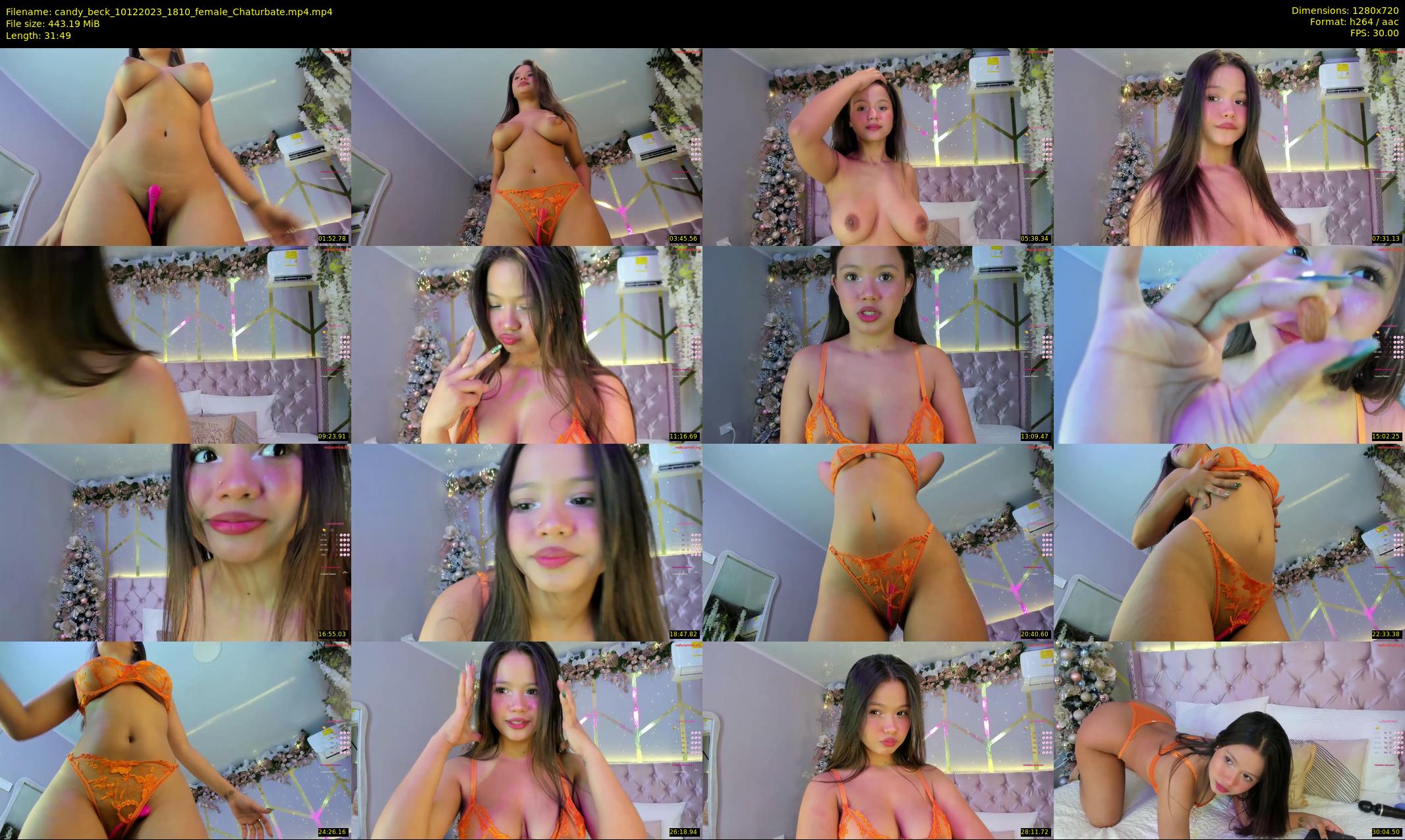 candy_beck — 32 minute Chaturbate female cam show recording, 720p, Dec 10, 2023
