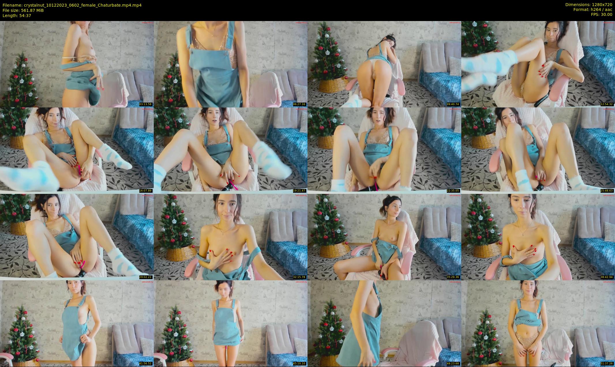 crystalnut — 55 minute Chaturbate female cam show recording, 720p, Dec 10, 2023