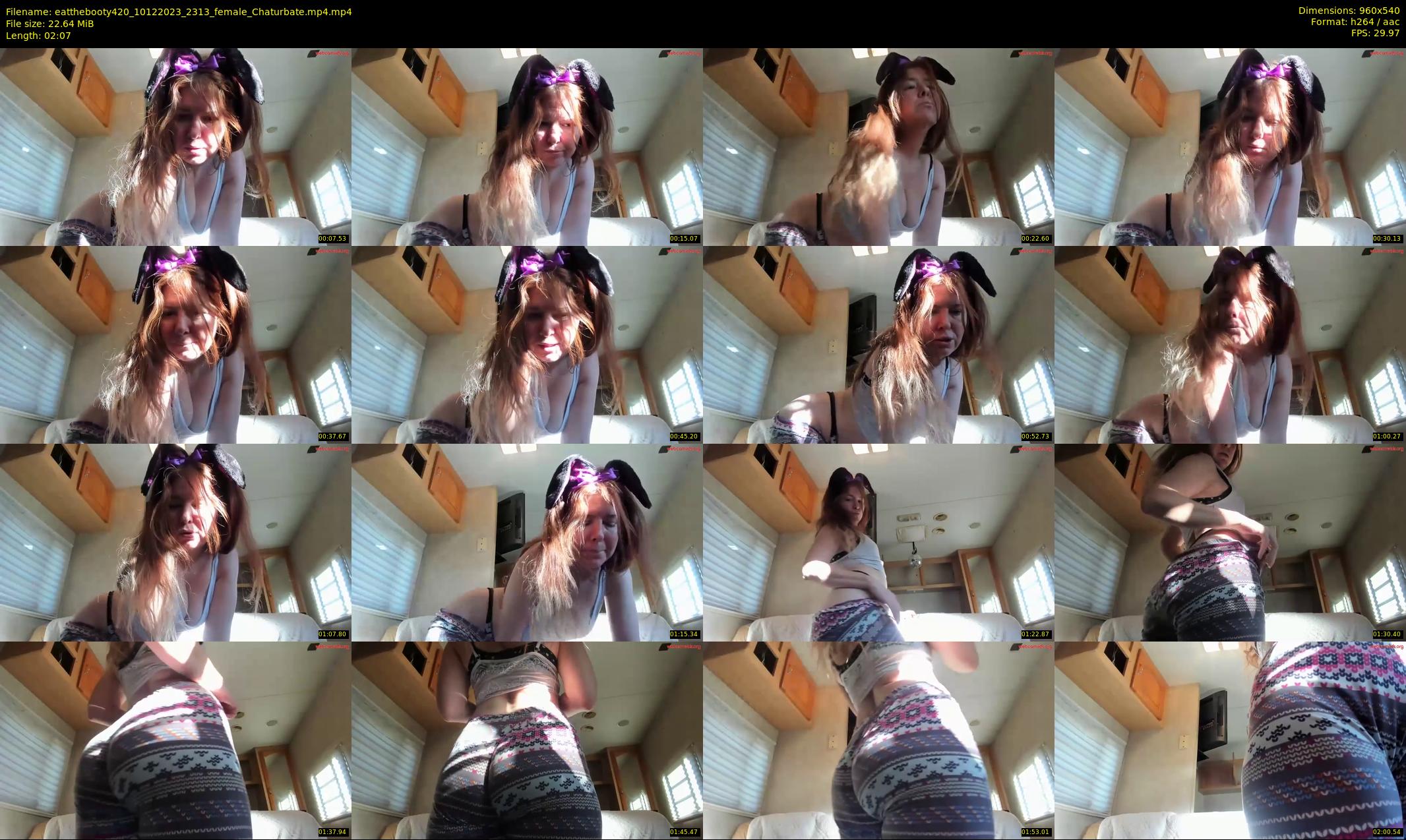 eatthebooty420 — 3 minute Chaturbate female cam show recording, 480p, Dec 10, 2023