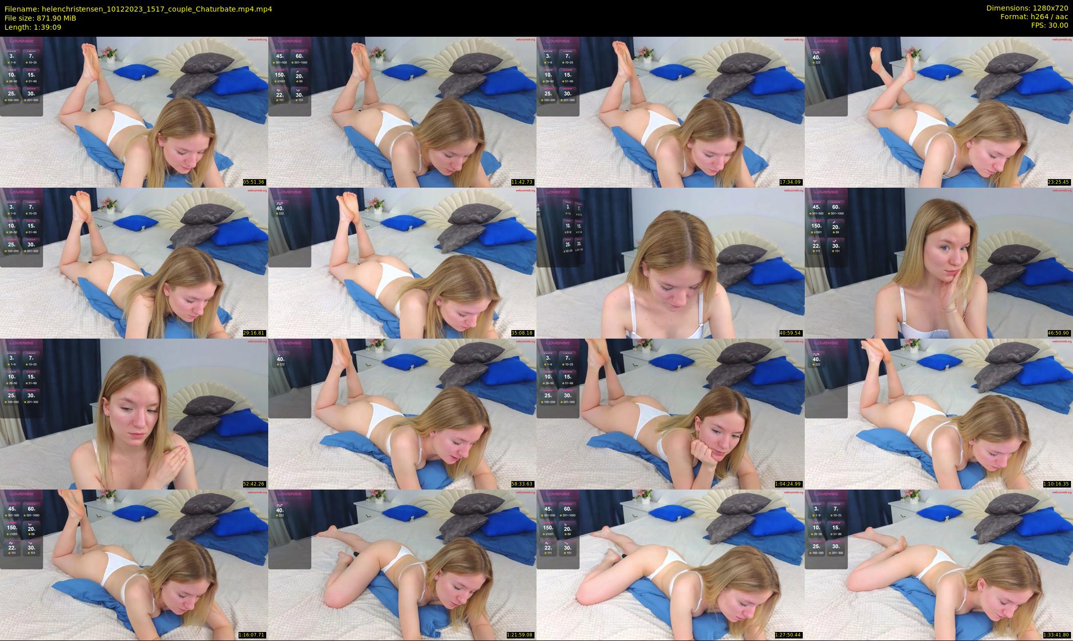 helenchristensen — 100 minute Chaturbate female cam show recording, 720p, Dec 10, 2023