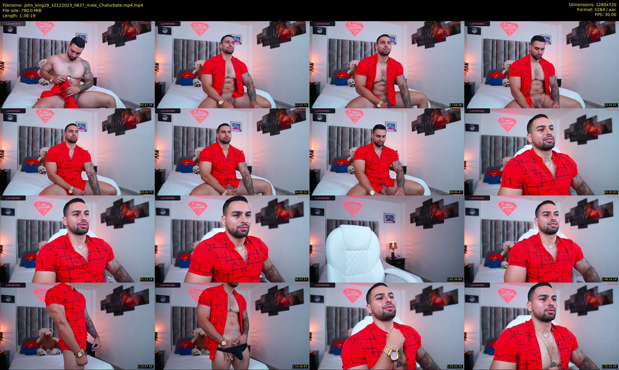 john_king29 — 97 minute Chaturbate male cam show recording, 720p, Dec 10, 2023