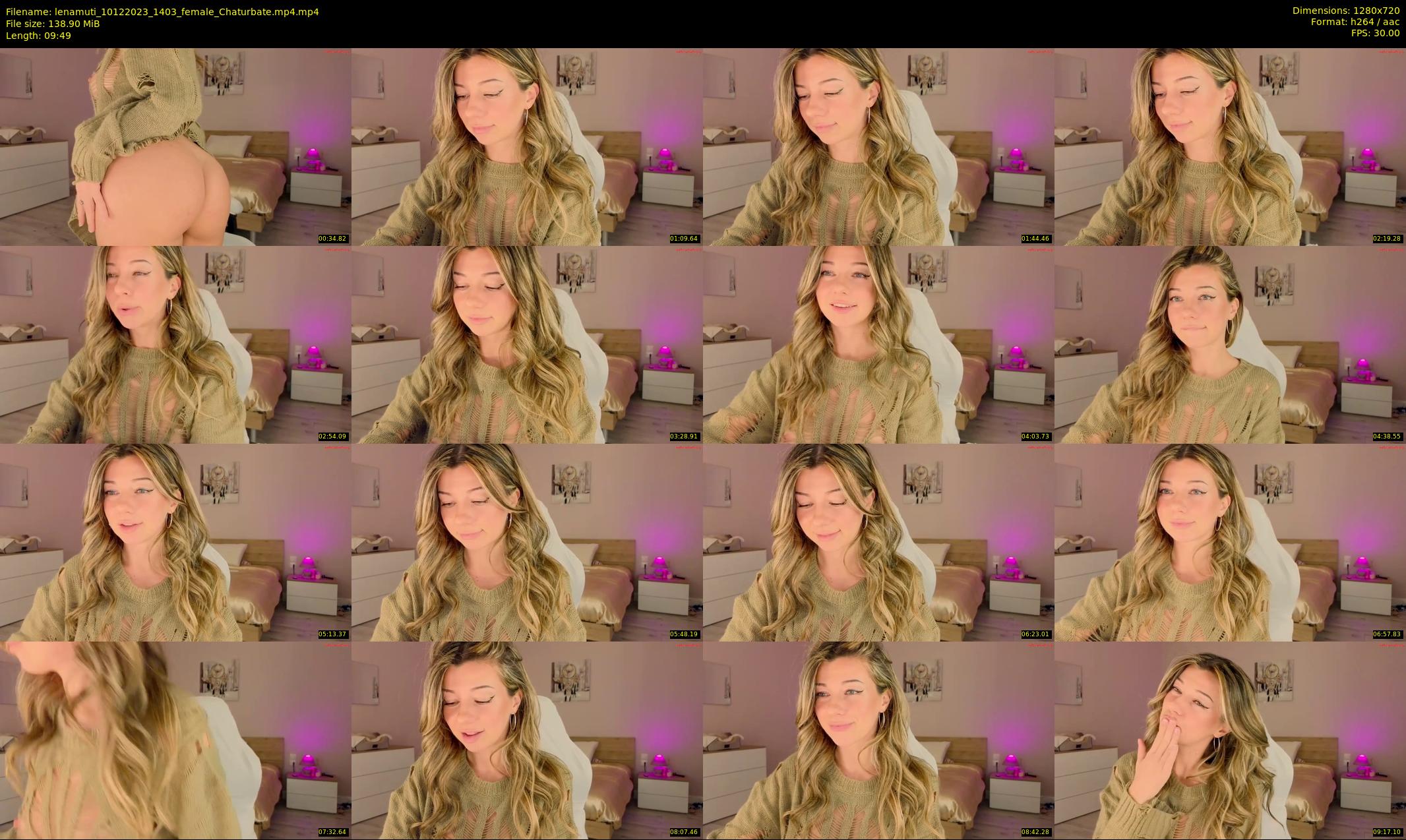 lenamuti — 10 minute Chaturbate female cam show recording, 720p, Dec 10, 2023