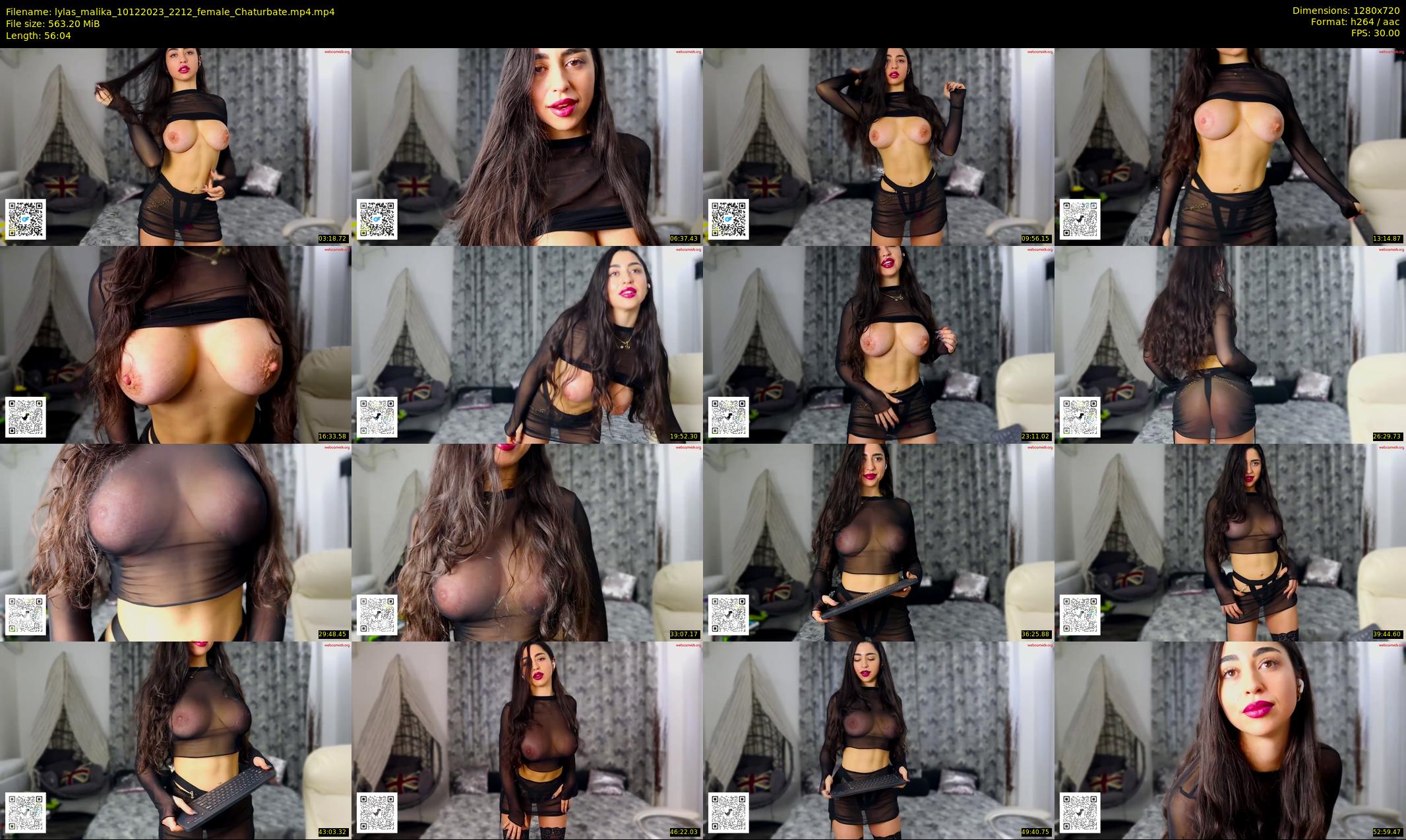 lylas_malika — 57 minute Chaturbate female cam show recording, 720p, Dec 10, 2023