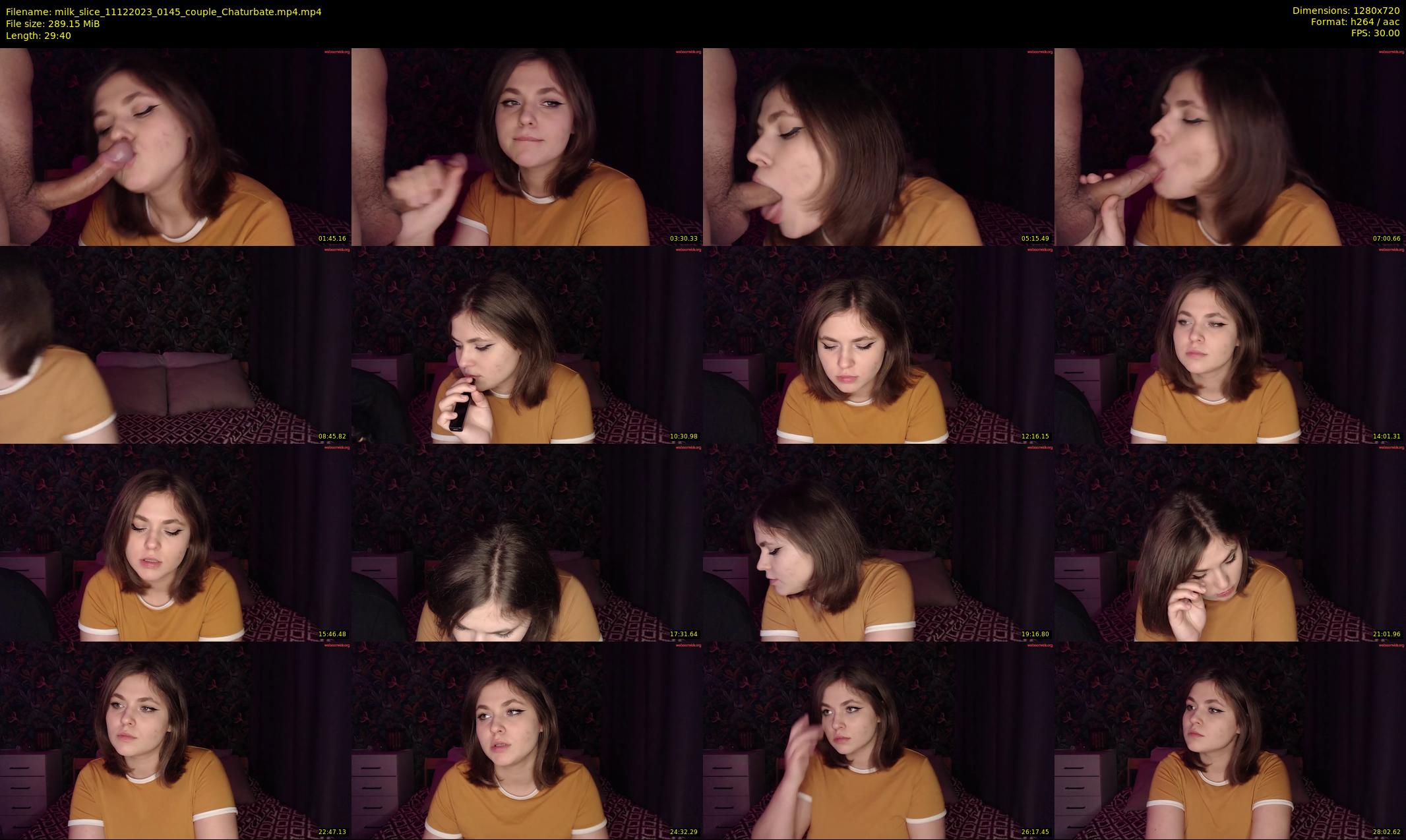 milk_slice — 30 minute Chaturbate couple cam show recording, 720p, Dec 11, 2023