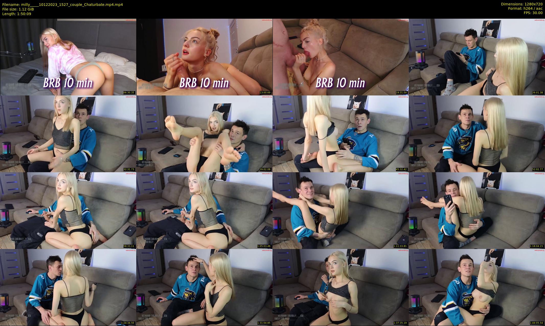milly____ — 111 minute Chaturbate couple cam show recording, 720p, Dec 10, 2023