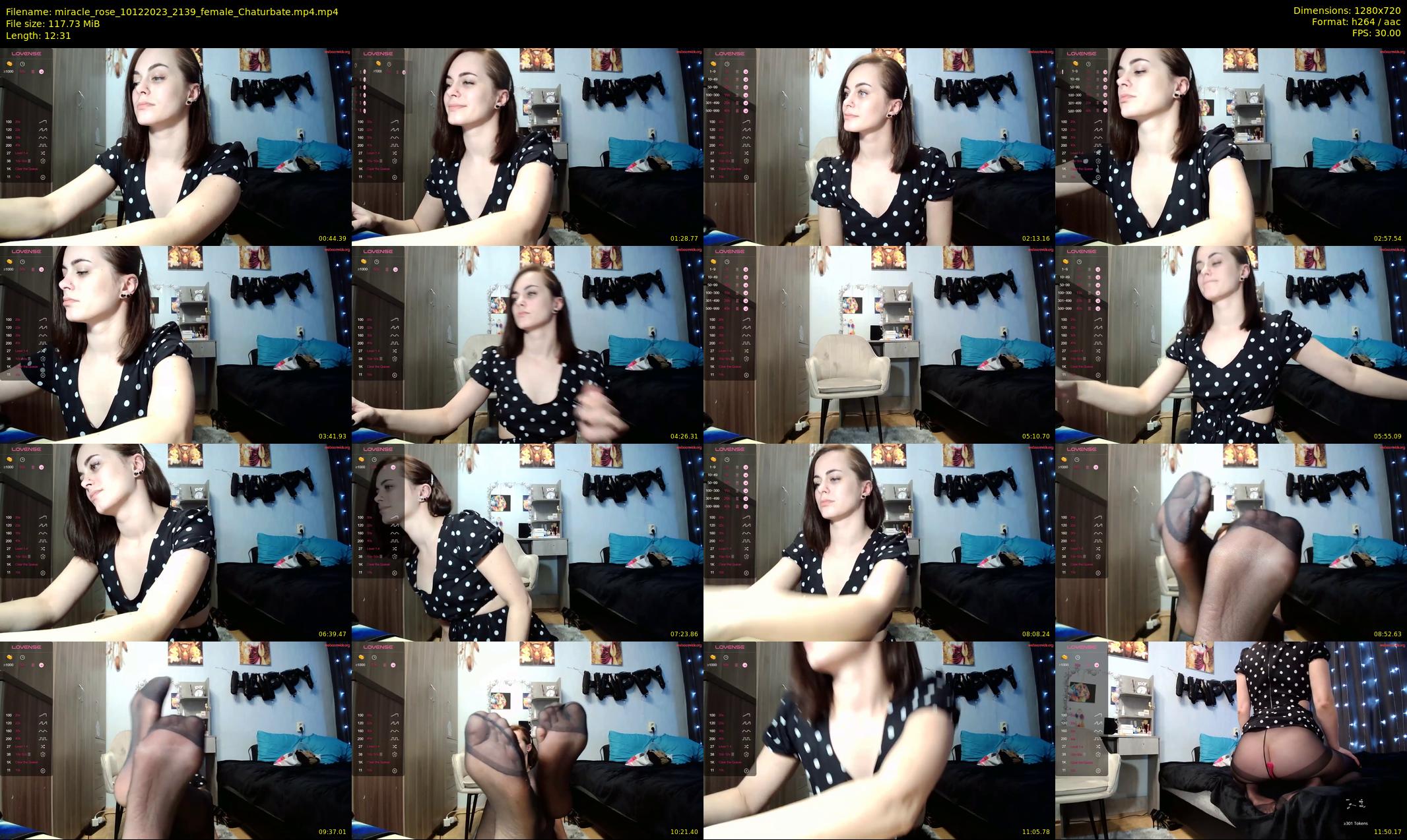 miracle_rose — 13 minute Chaturbate female cam show recording, 720p, Dec 10, 2023