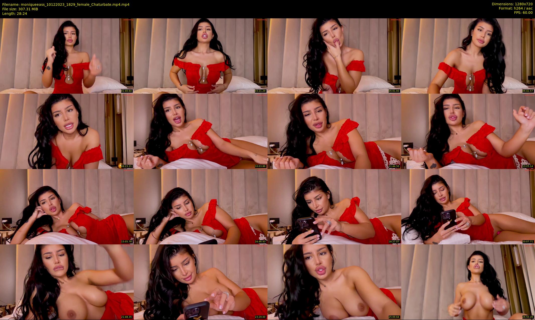 moniqueeass — 29 minute Chaturbate female cam show recording, 720p, Dec 10, 2023
