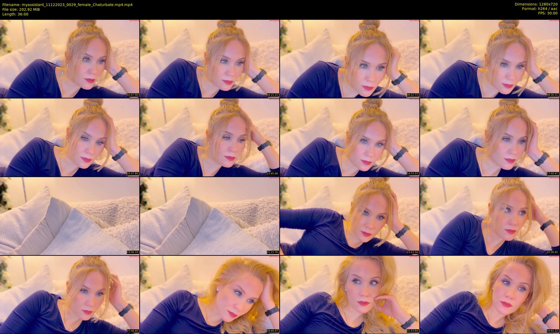 myassistant — 36 minute Chaturbate female cam show recording, 720p, Dec 11, 2023