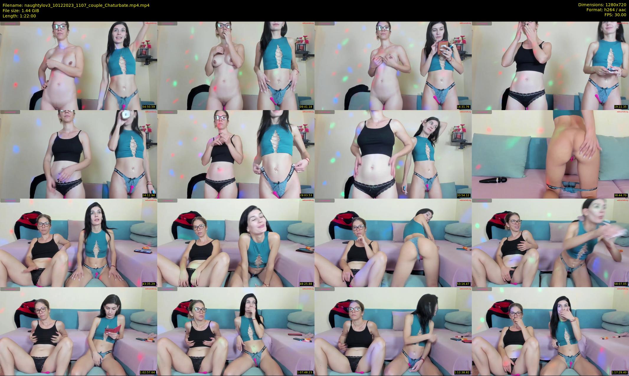 naughtylov3 — 82 minute Chaturbate couple cam show recording, 720p, Dec 10, 2023