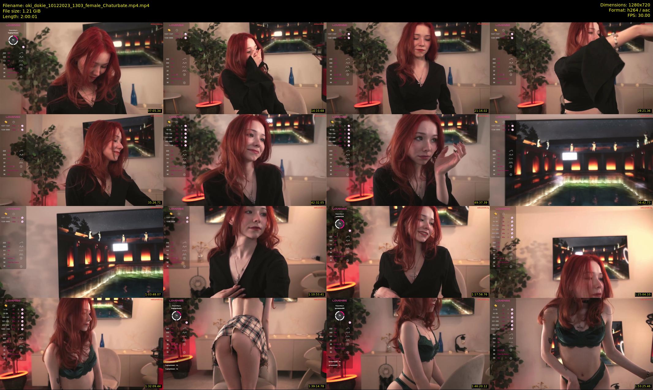 oki_dokie — 121 minute Chaturbate female cam show recording, 720p, Dec 10, 2023