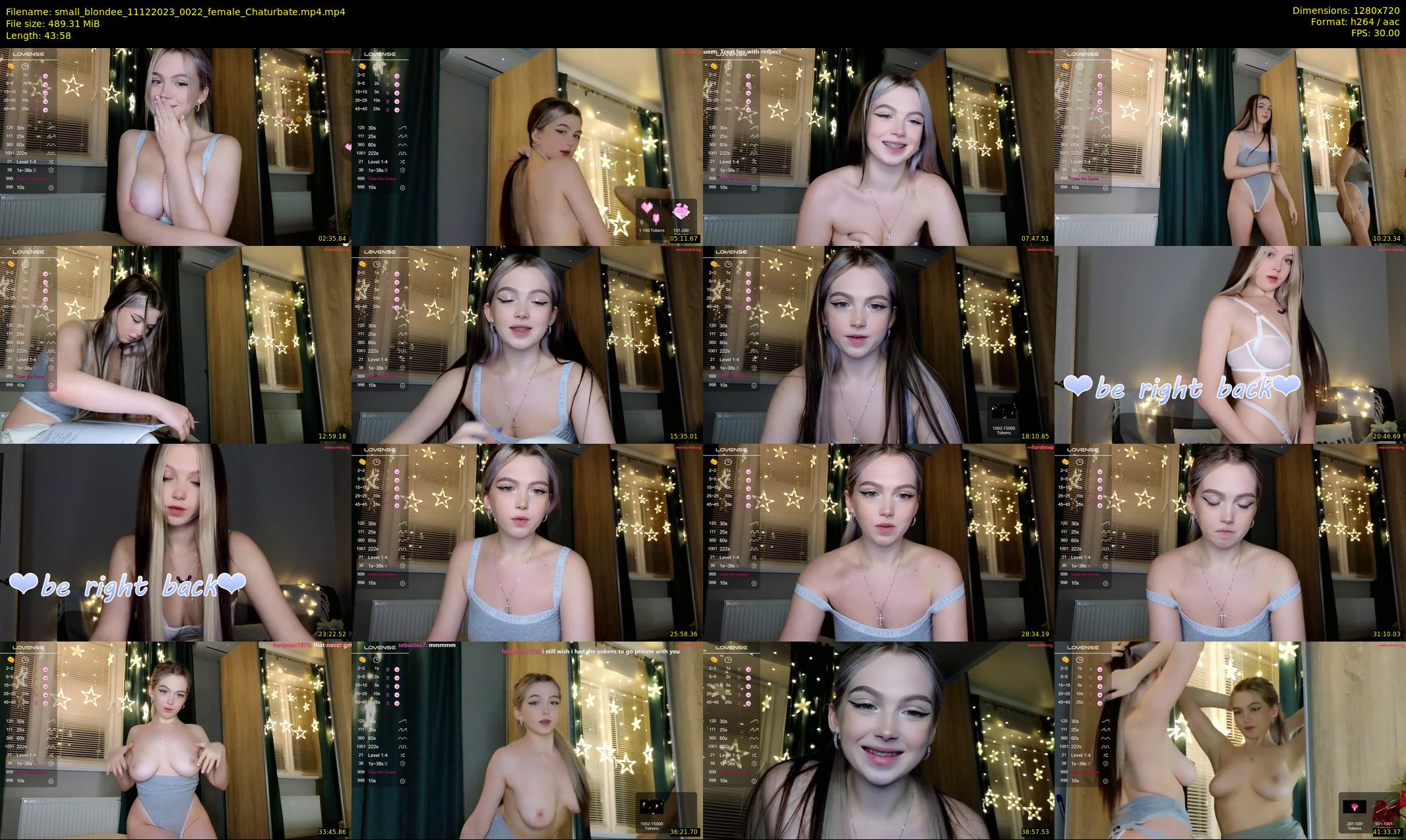 small_blondee — 44 minute Chaturbate female cam show recording, 720p, Dec 11, 2023