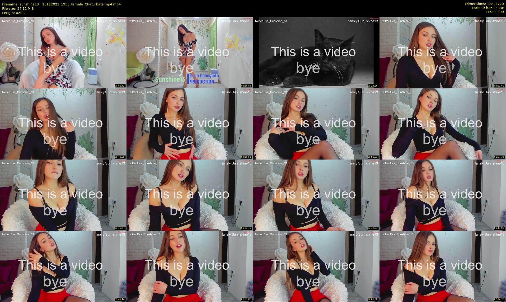 sunshine13_ — 3 minute Chaturbate female cam show recording, 720p, Dec 10, 2023