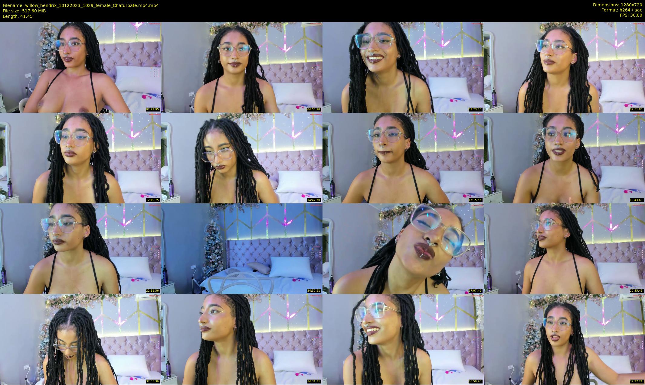 willow_hendrix — 42 minute Chaturbate female cam show recording, 720p, Dec 10, 2023