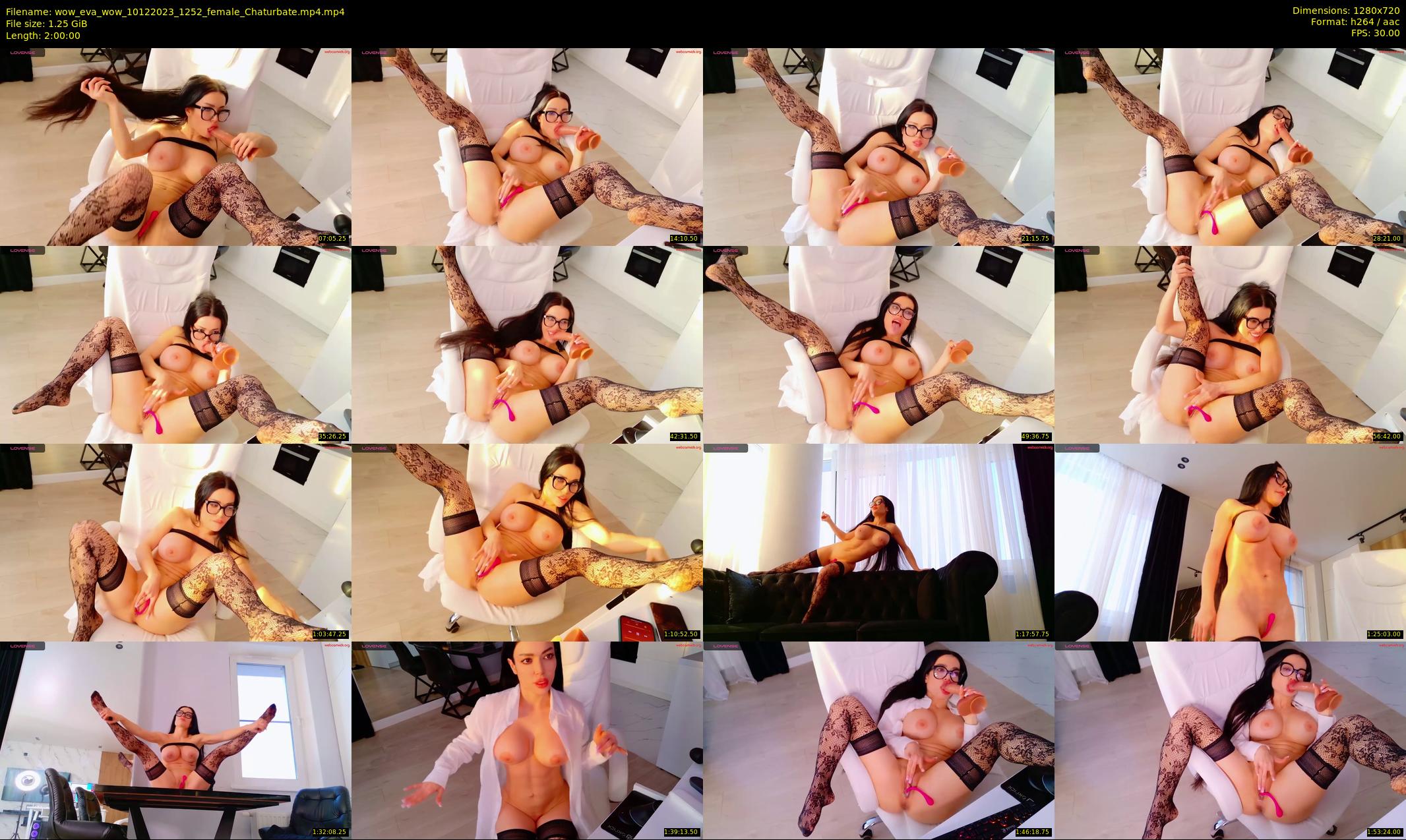 wow_eva_wow — 120 minute Chaturbate female cam show recording, 720p, Dec 10, 2023