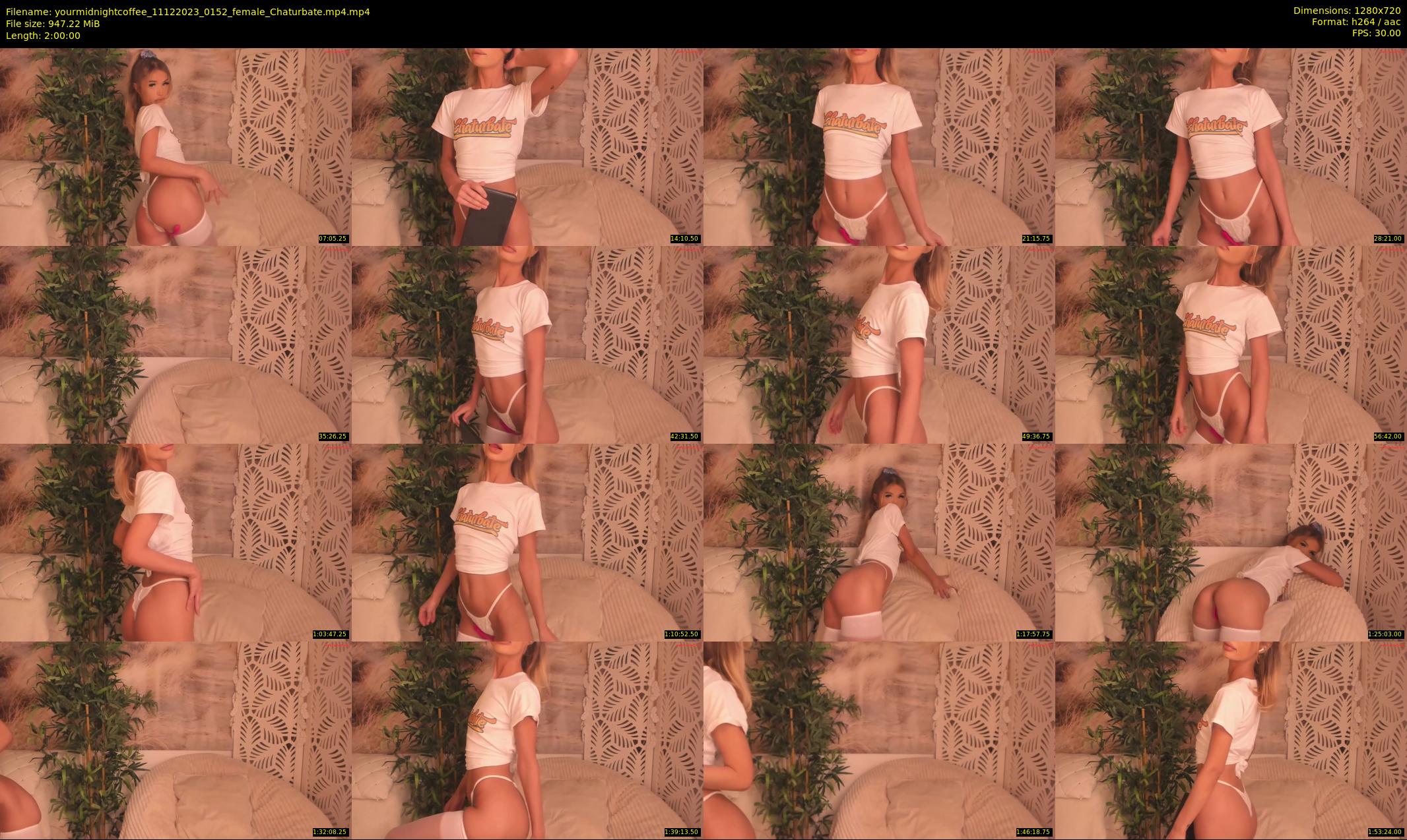 yourmidnightcoffee — 120 minute Chaturbate female cam show recording, 720p, Dec 11, 2023