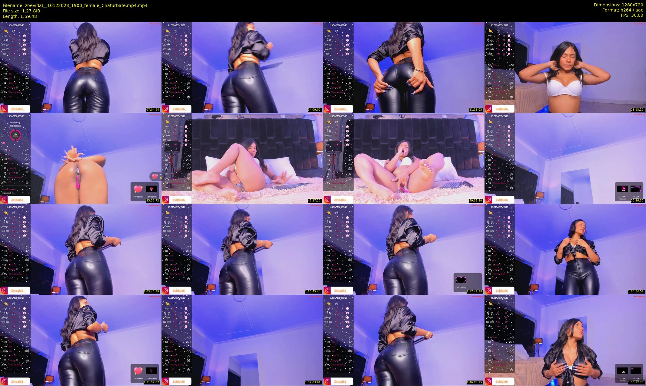 zoevidal_ — 120 minute Chaturbate female cam show recording, 720p, Dec 10, 2023