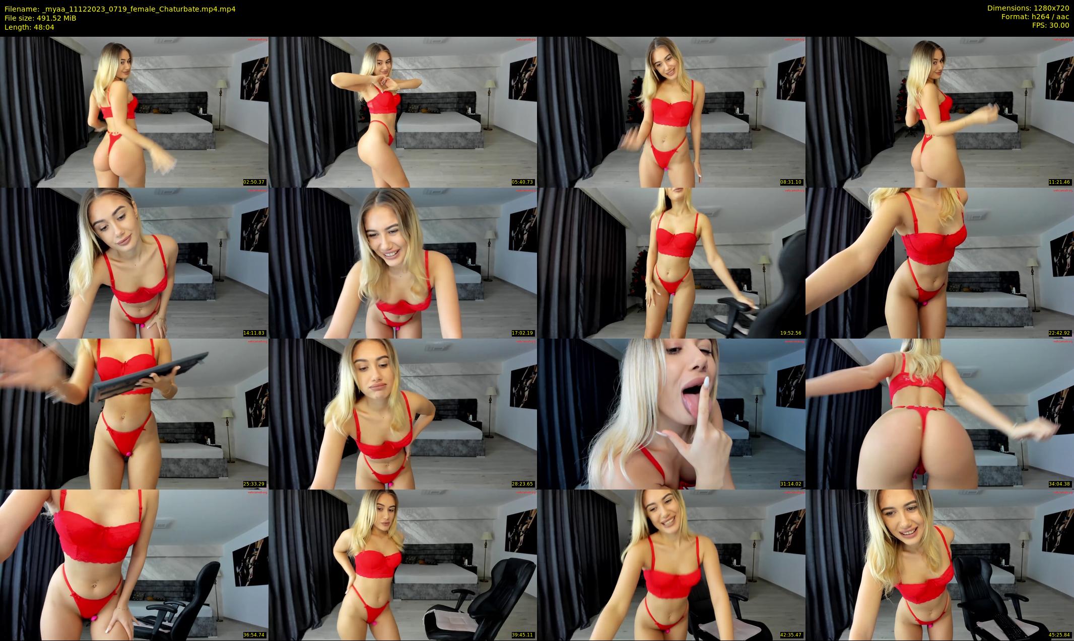 _myaa — 49 minute Chaturbate female cam show recording, 720p, Dec 11, 2023