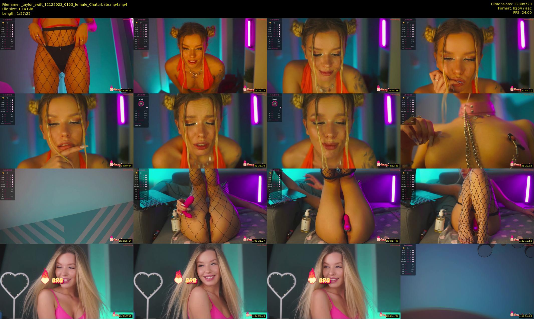 _taylor_swift — 118 minute Chaturbate female cam show recording, 720p, Dec 12, 2023