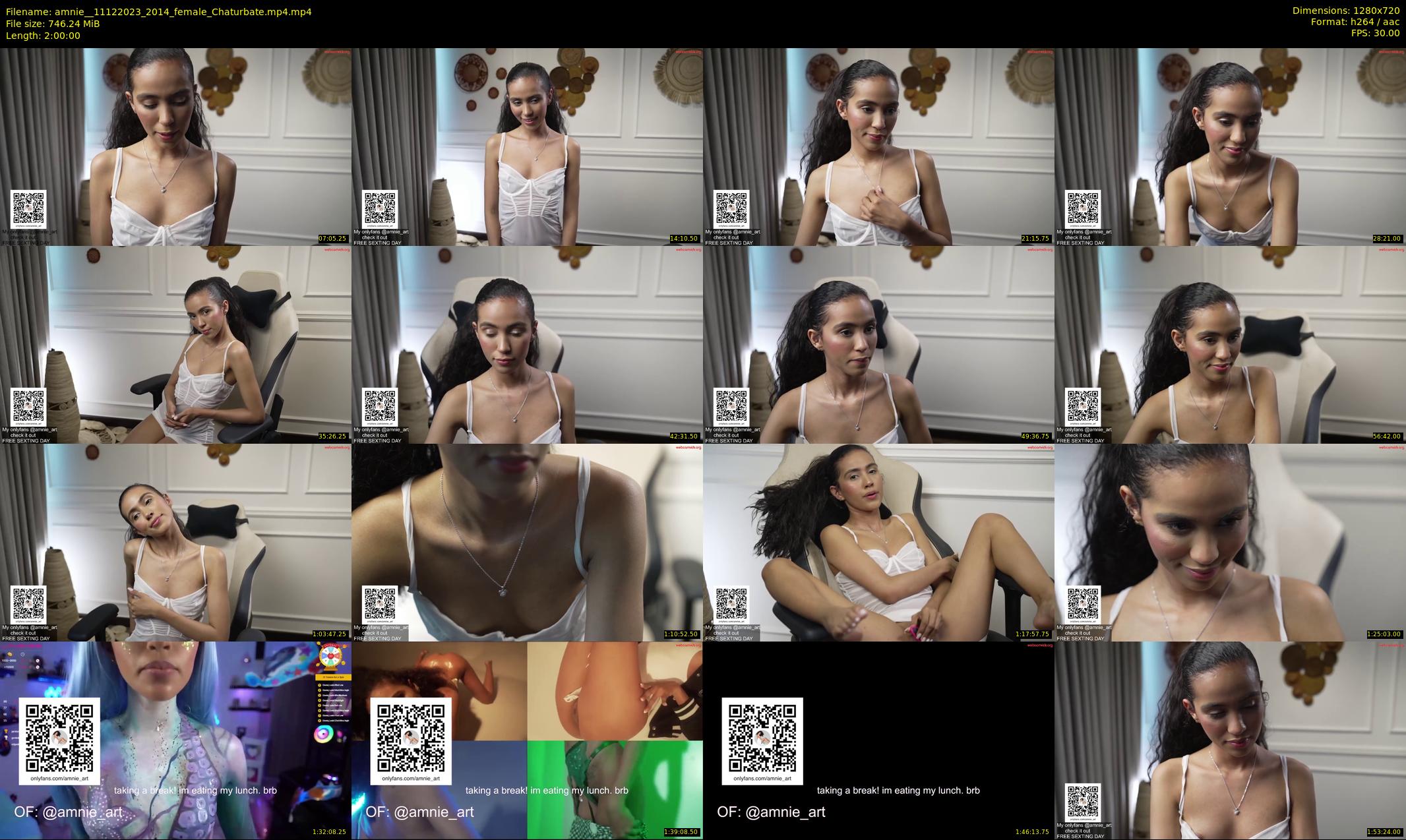 amnie_ — 120 minute Chaturbate female cam show recording, 720p, Dec 11, 2023