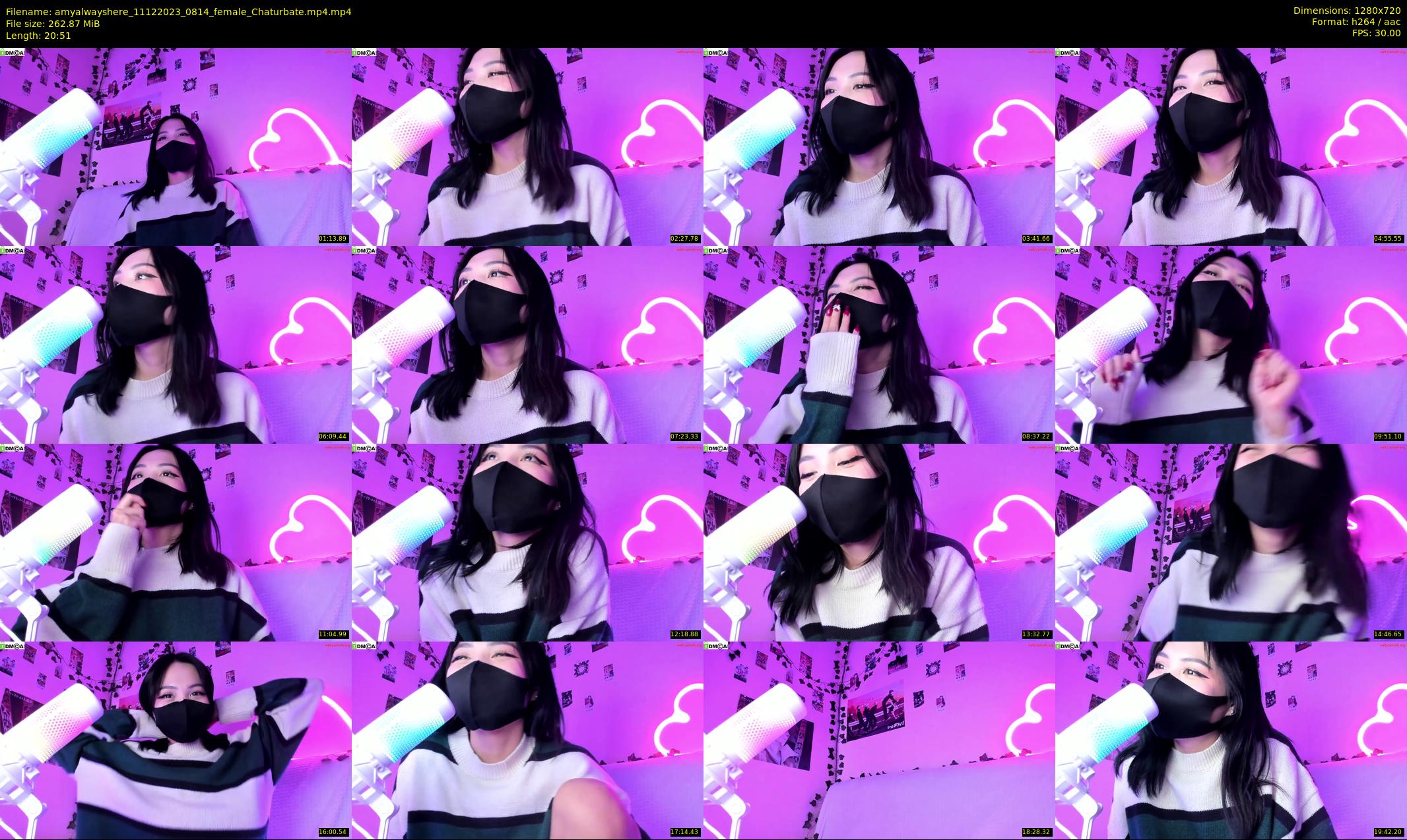 amyalwayshere — 21 minute Chaturbate female cam show recording, 720p, Dec 11, 2023