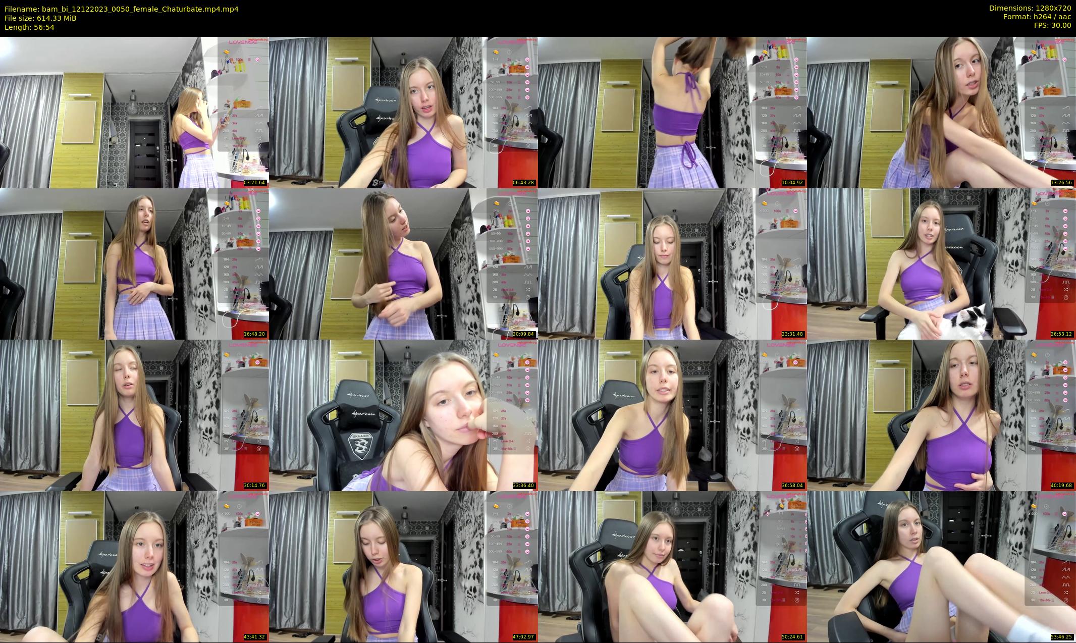 bam_bi — 57 minute Chaturbate female cam show recording, 720p, Dec 12, 2023