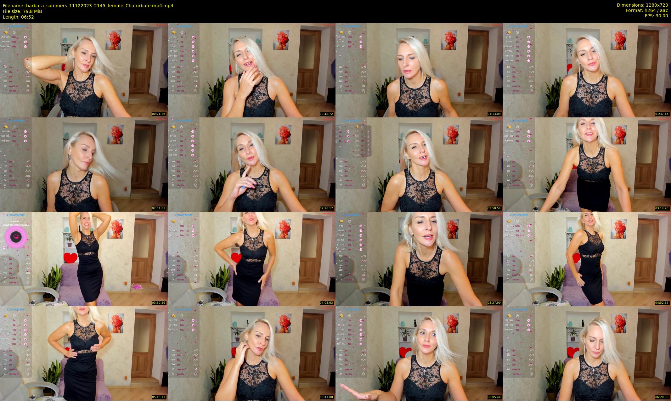 barbara_summers — 7 minute Chaturbate female cam show recording, 720p, Dec 11, 2023
