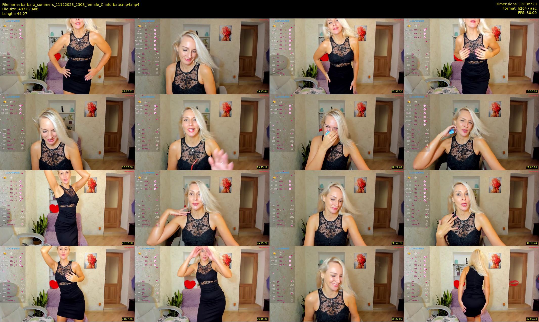 barbara_summers — 45 minute Chaturbate female cam show recording, 720p, Dec 11, 2023