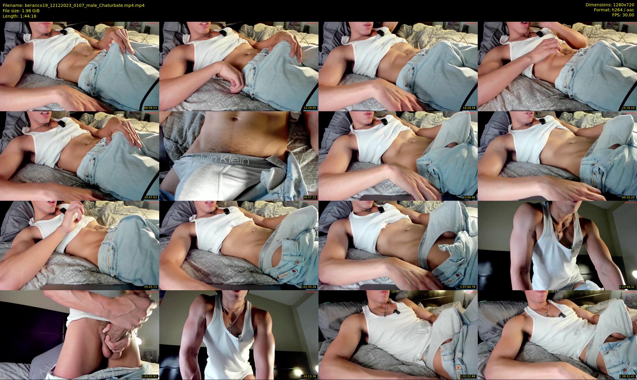 beranco19 — 105 minute Chaturbate male cam show recording, 720p, Dec 12, 2023