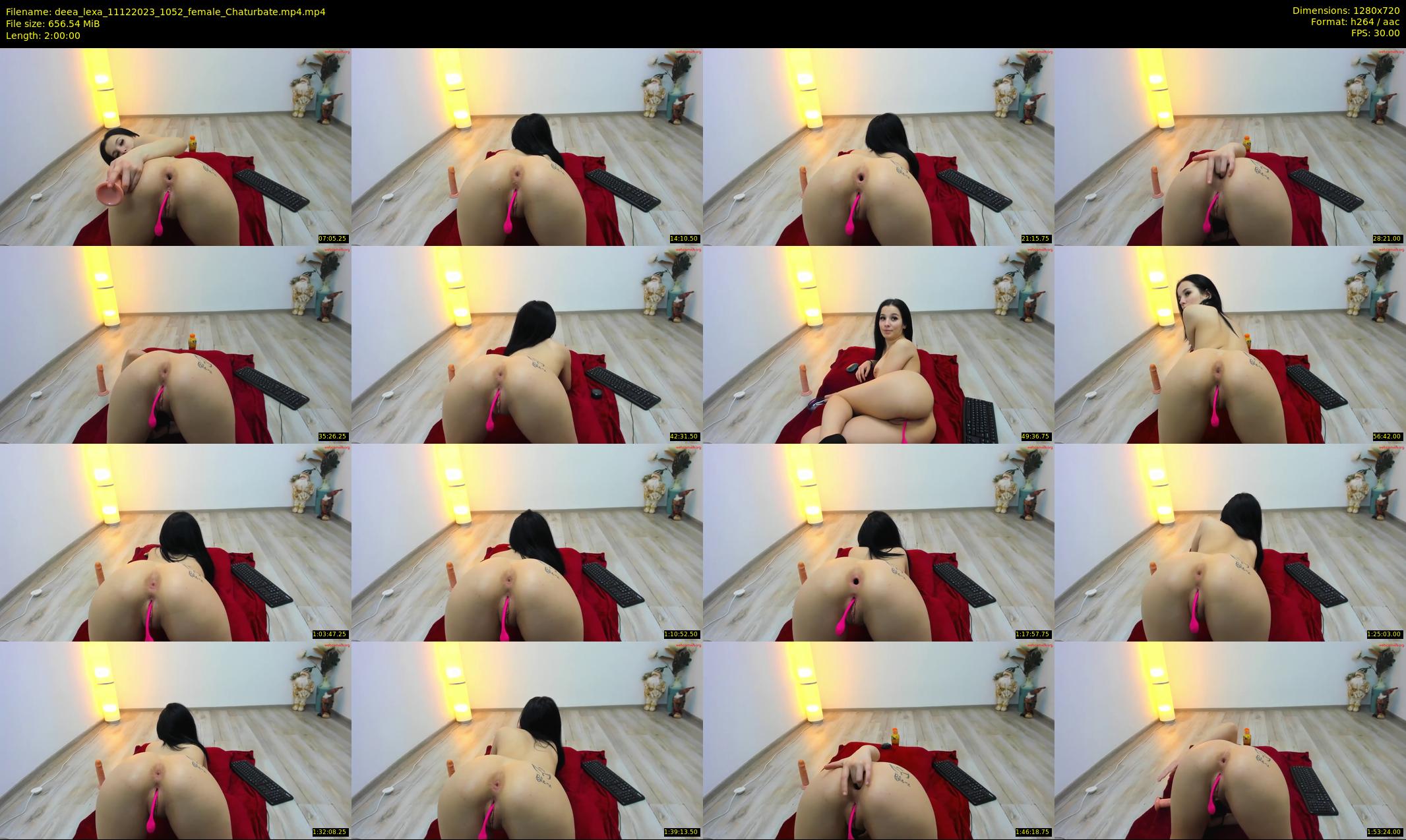 deea_lexa — 120 minute Chaturbate female cam show recording, 720p, Dec 11, 2023
